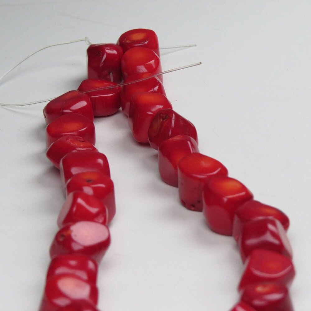 Coral Necklace Lose Strand